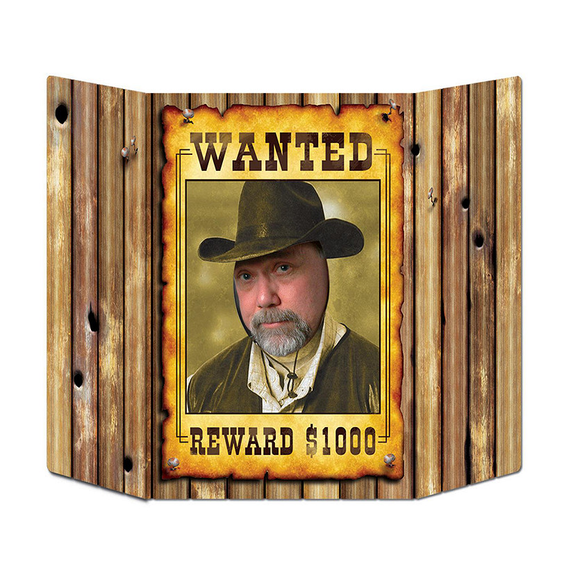 Beistle - Wanted Poster Photo Prop - 6 Pack Image