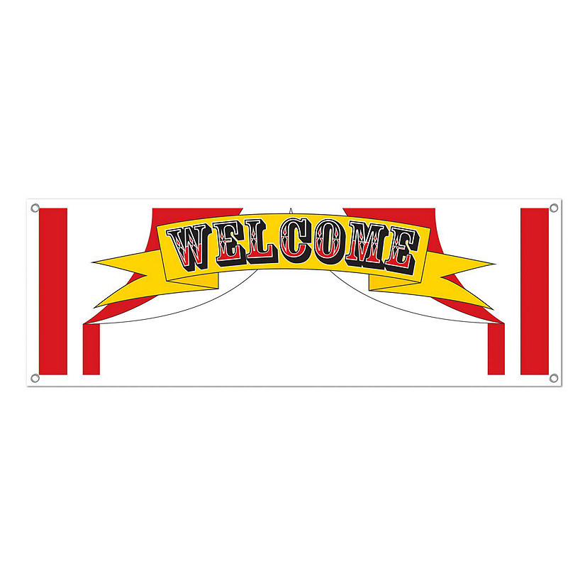Beistle - Welcome Sign Banner - 12 Pack Image