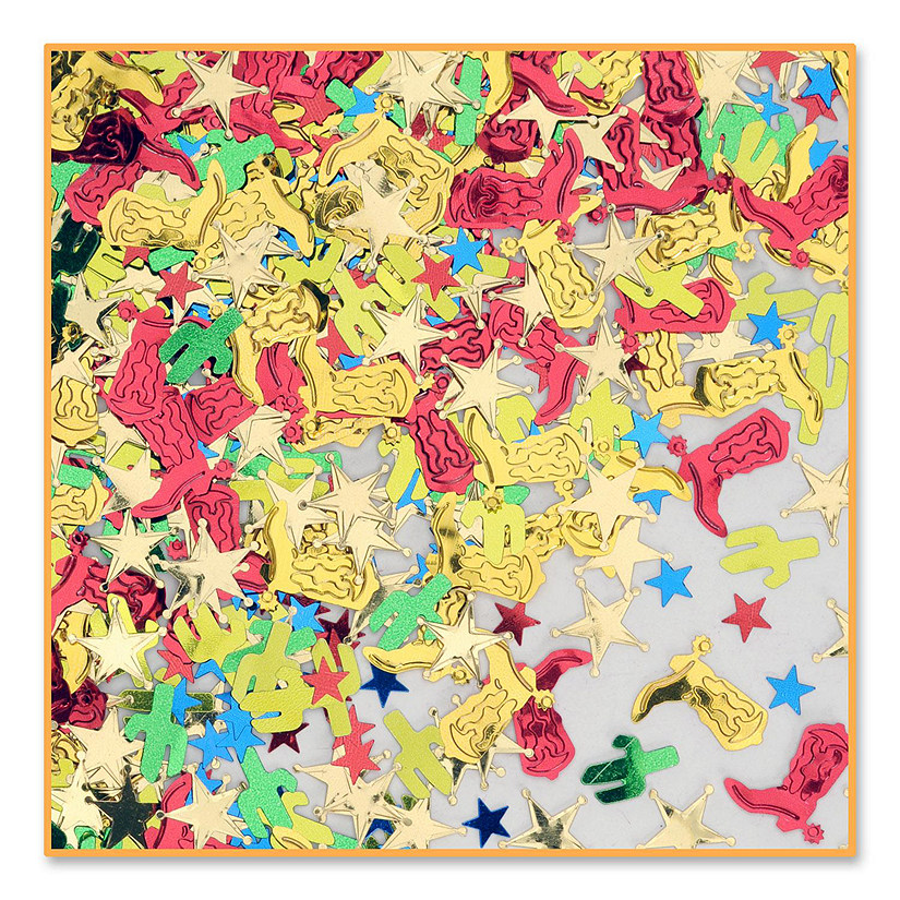 Beistle - Western Party Confetti - 6 Pack Image