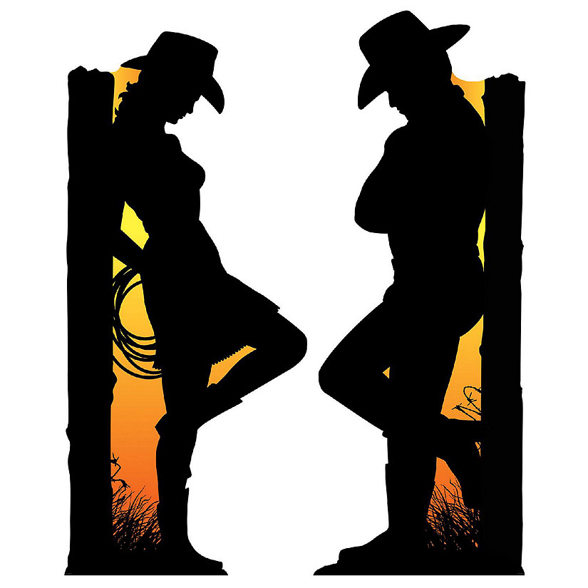 Beistle - Western Silhouette Stand-Ups - 1 Pack Image
