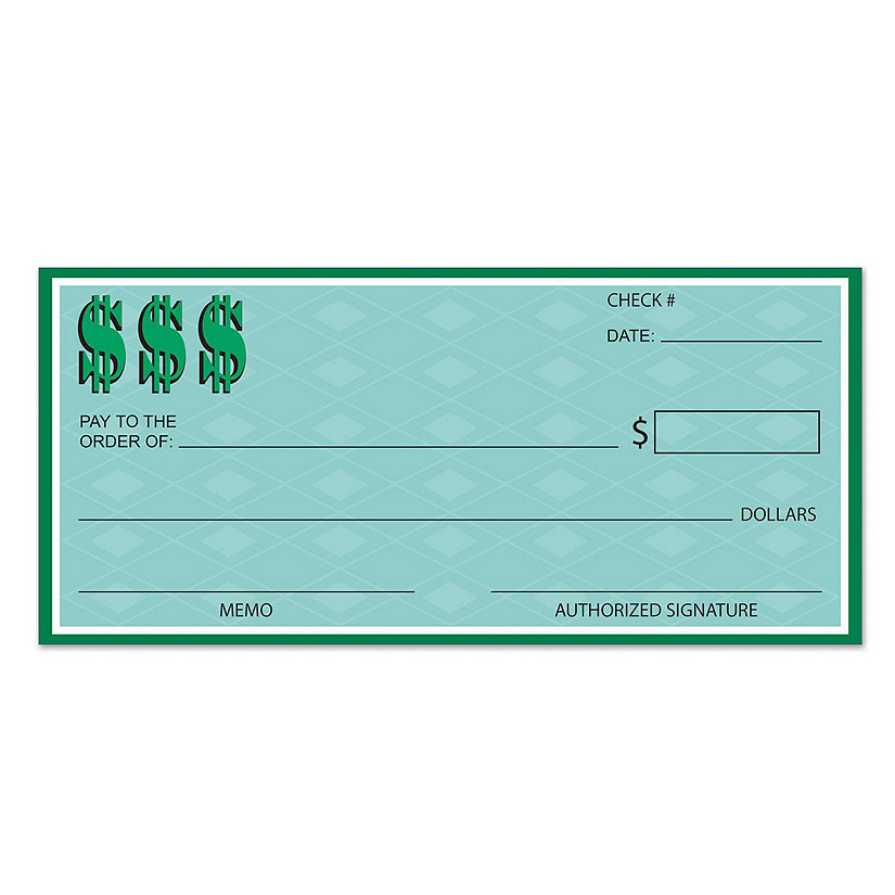Beistle - Winner's Check - 12 Pack Image