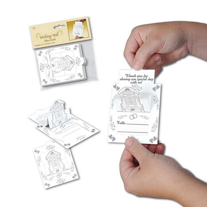 Beistle - Wishing Well Place Cards - 12 Pack Image