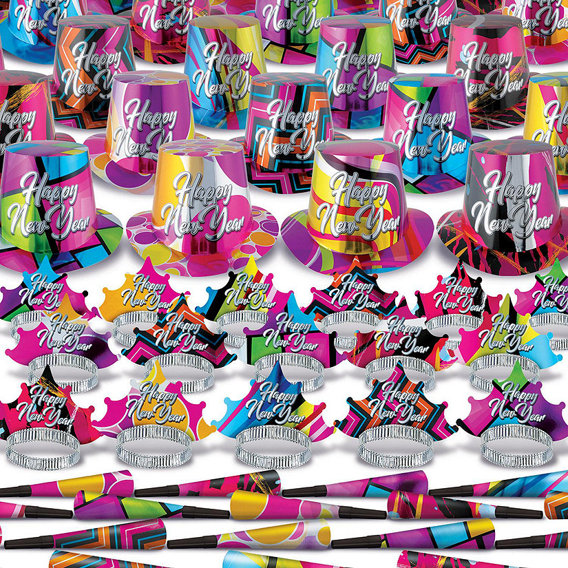 Beistle - Xtraordinary New Year's Eve Assorted for 50 - 1 Pack Image