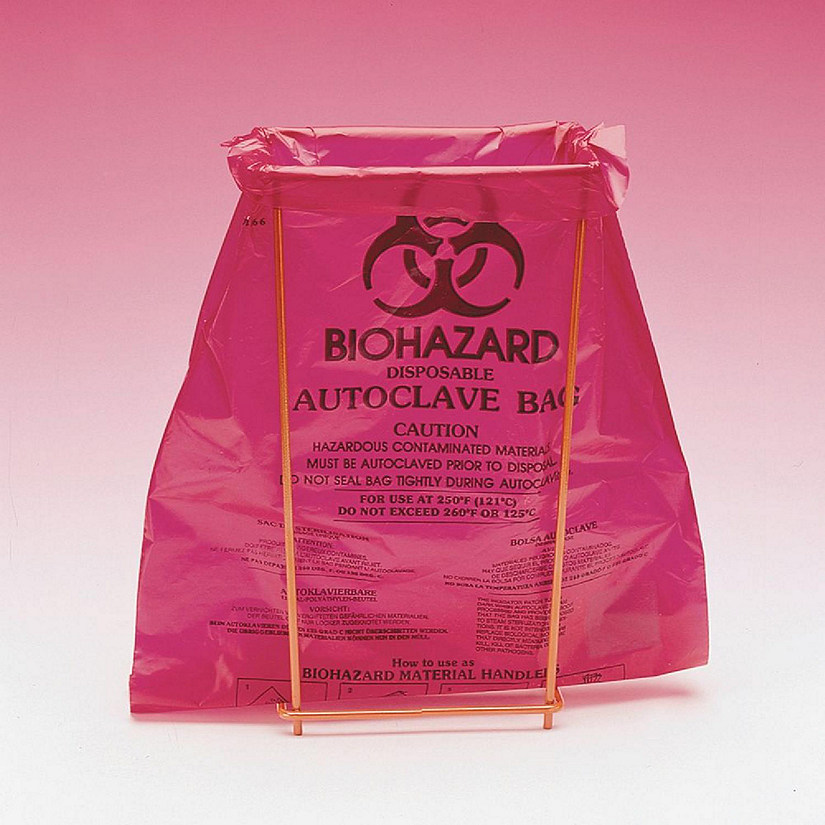 Bel-Art Replacement Benchtop Biohazard Disposal Bags, Box of 100 Image
