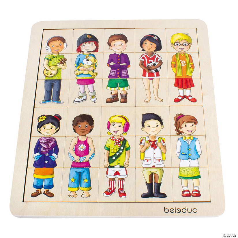 Beleduc Match &amp; MiProper Kids Puzzle Image