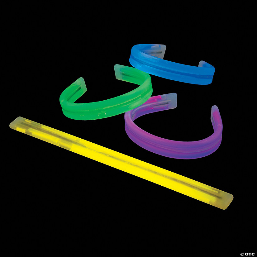 Bendable Glow Stick Bracelets - 12 Pc. Image