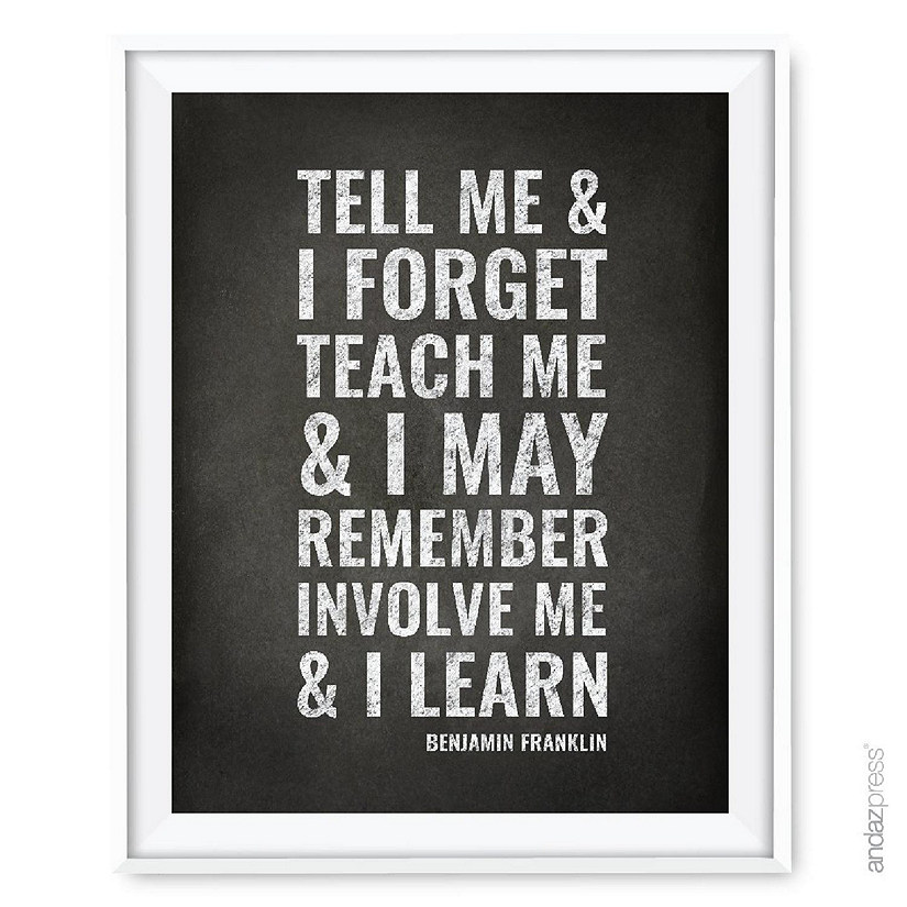 Benjamin Franklin Teacher Quote, 1-Pack Image