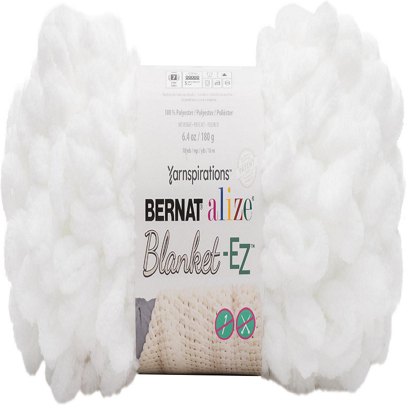 Bernat Alize Blanket-EZ Yarn-White Image