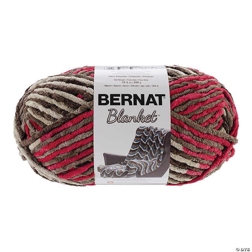 Bernat Blanket Big BallRaspberry Trifle 10.5oz Oriental Trading