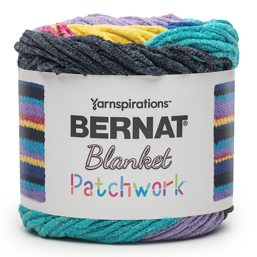 Bernat Blanket Patchwork Yarn-90S Vibe Image
