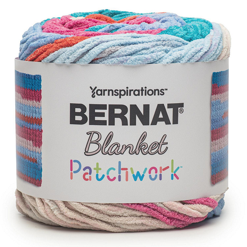 Bernat Blanket Patchwork Yarn-Beach Towel Image