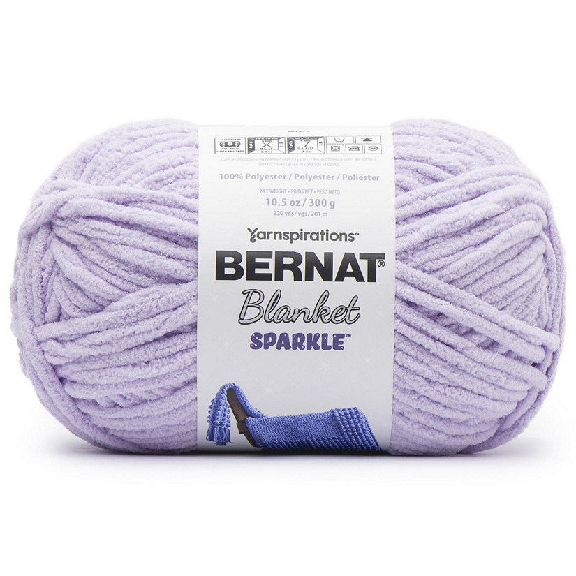Bernat Blanket Sparkle Yarn-Lavender Image