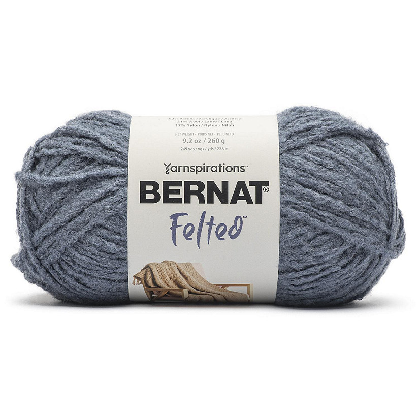 Bernat Felted Yarn-Storm Blue Image