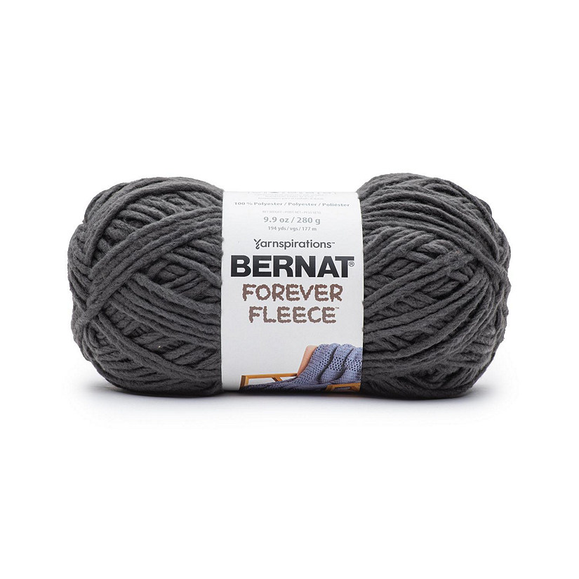 Bernat Forever Fleece Yarn-Coal Image