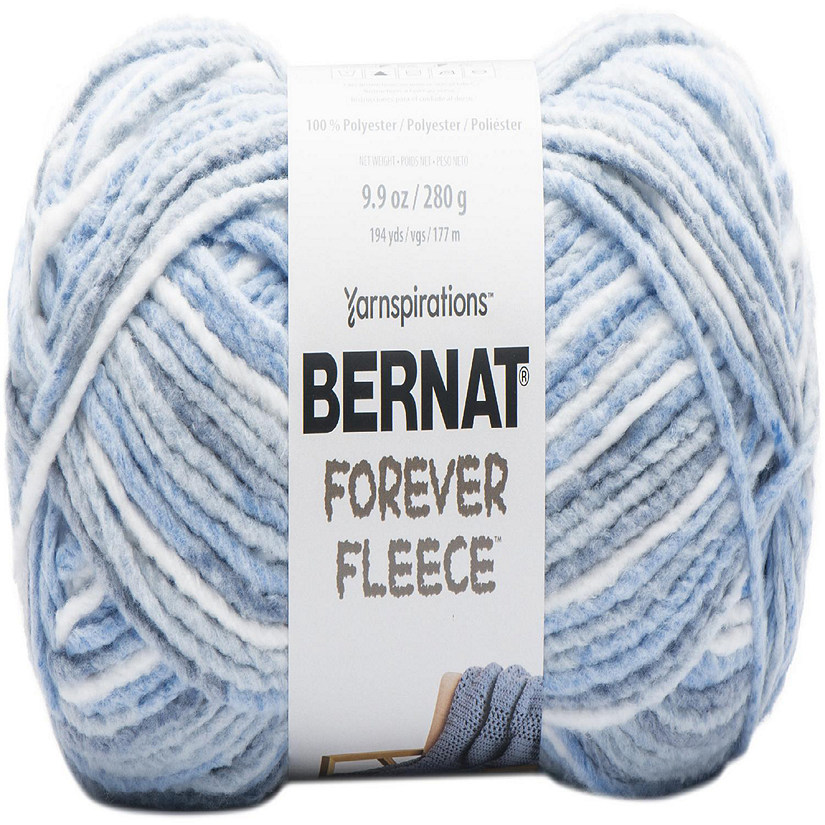 Bernat Forever Fleece Yarn-Rain Image