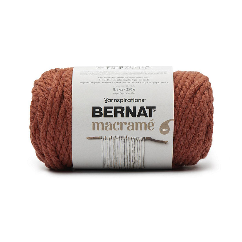 Bernat Macrame Yarn-Burnt Orange Image
