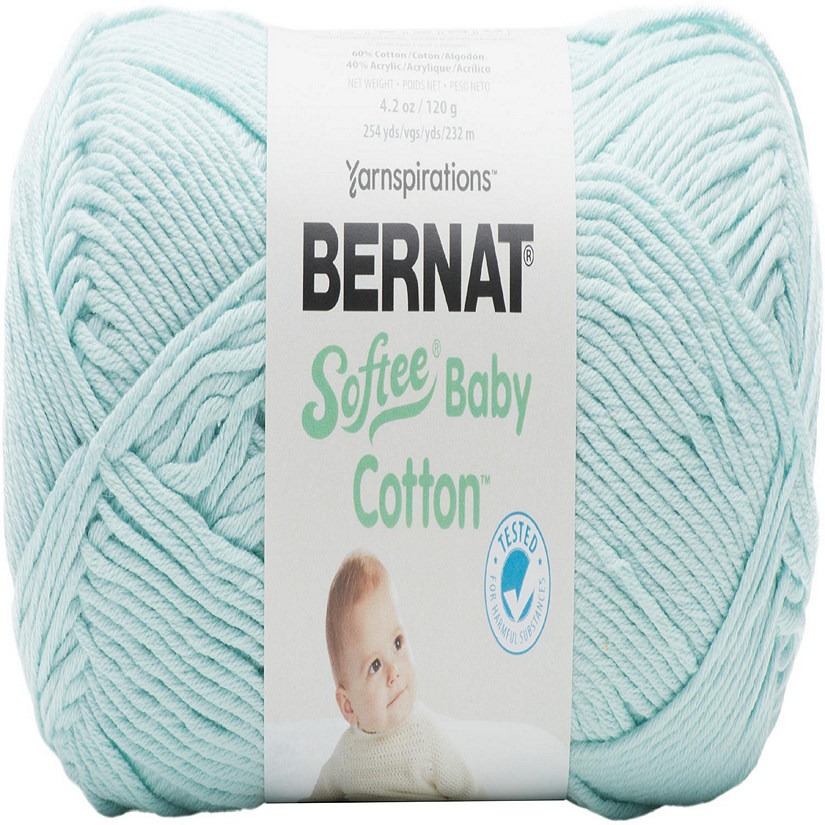Bernat Softee Baby Cotton Yarn-Aqua Mist Image