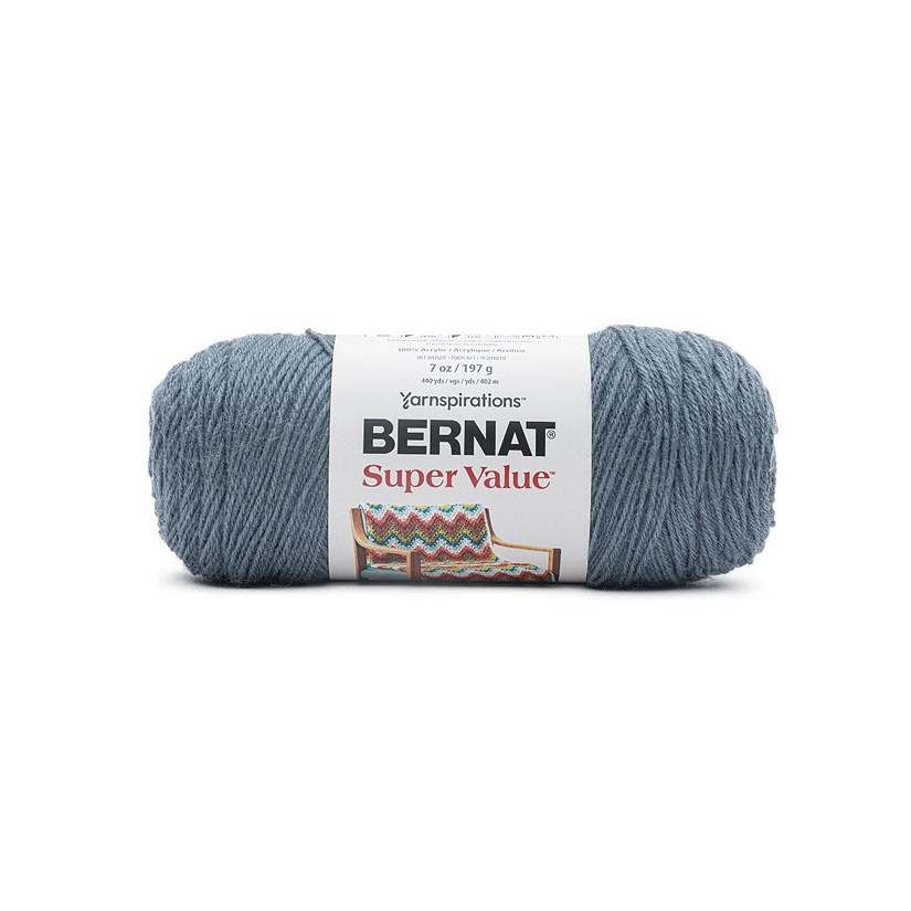 Bernat Super Value Solid Yarn-Colonial Blue Image