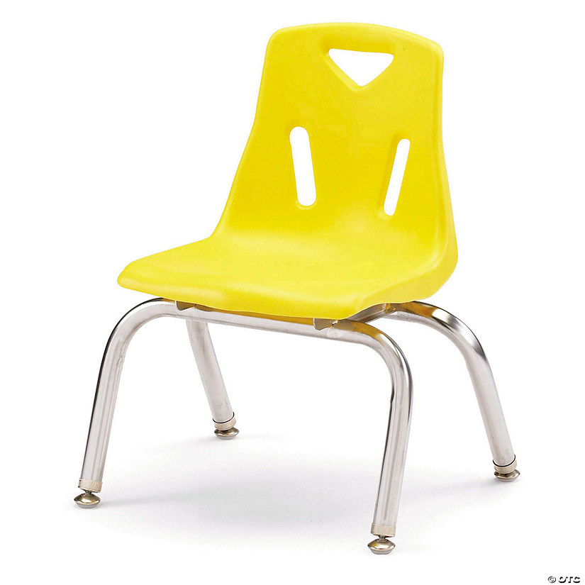 Berries Stacking Chair With Chrome-Plated Legs - 10" Ht Image