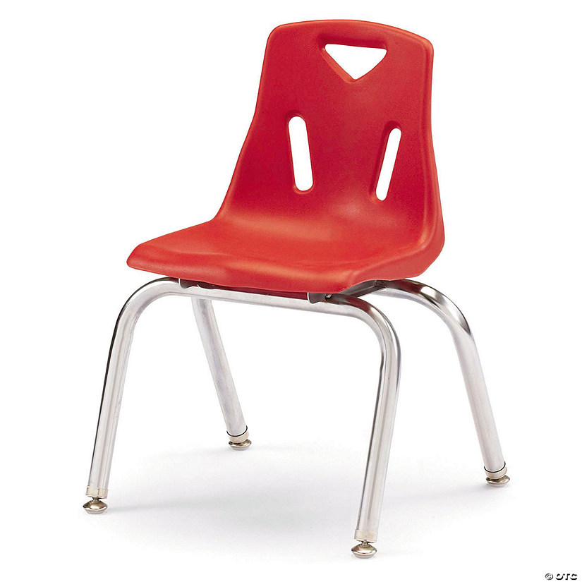 Berries Stacking Chair With Chrome-Plated Legs - 14" Ht Image