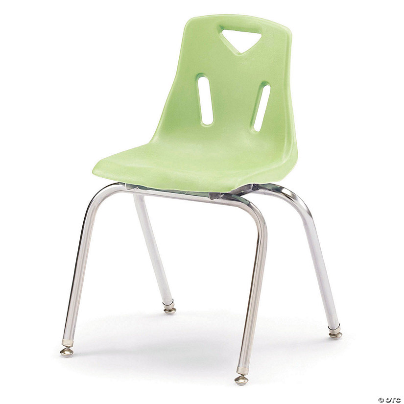 Berries Stacking Chair With Chrome-Plated Legs - 18" Ht Image
