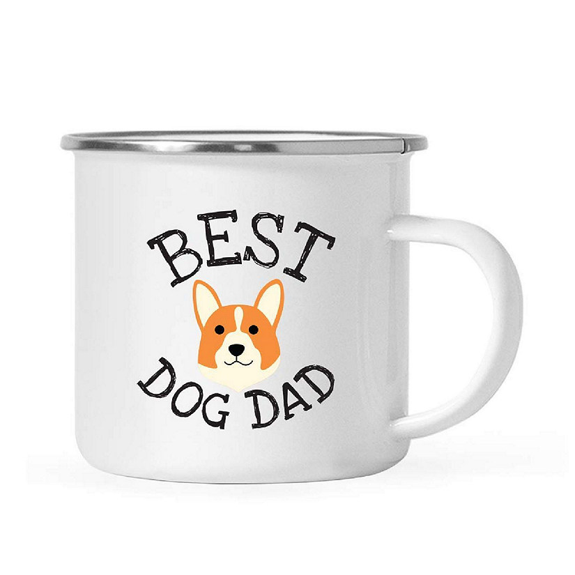 Best Dog Dad Corgi 11oz Camp Mug Image