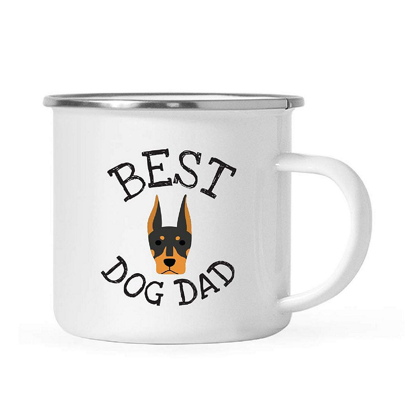 Best Dog Dad Doberman 11oz Camp Mug Image