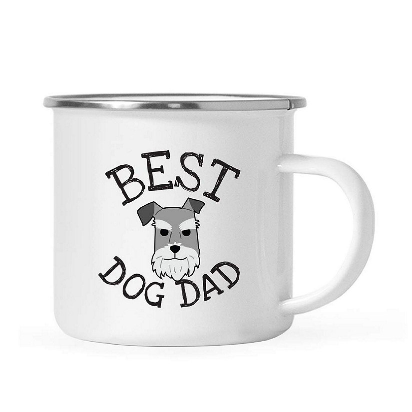 Best Dog Dad Mini Schnauzer 11oz CampMug Image