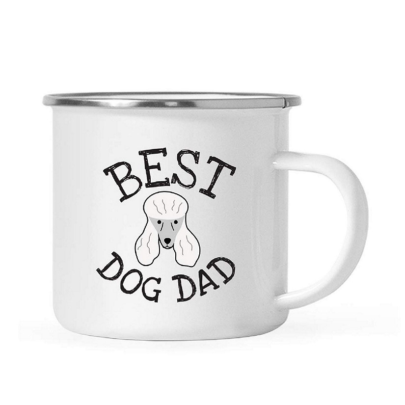 Best Dog Dad Poodle 11oz Camp Mug Image