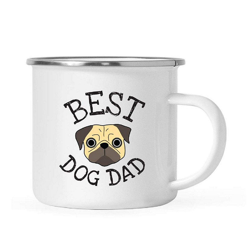 Best Dog Dad Pug 11oz Camp Mug Image