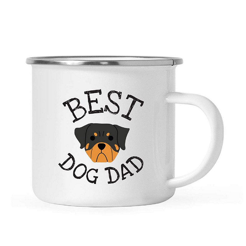 Best Dog Dad Rottweiler 11oz Camp Mug Image