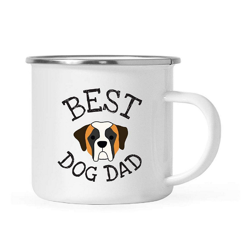 Best Dog Dad Saint Bernard 11oz Camp Mug Image