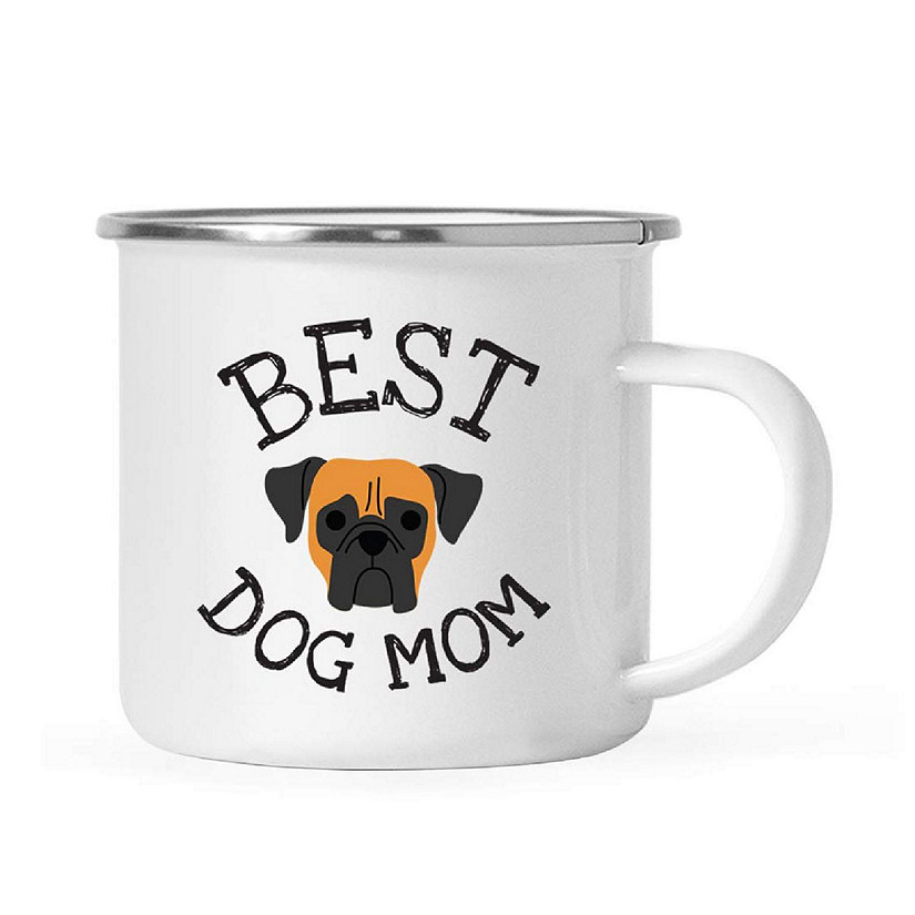 Best Dog Mom Boxer 11oz Camp Mug Image