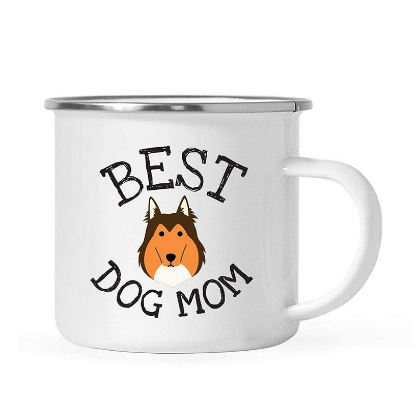 Best Dog Mom Collie 11oz Camp Mug Image