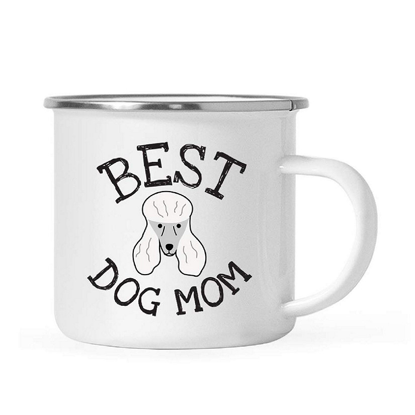 Best Dog Mom Poodle 11oz Camp Mug Image