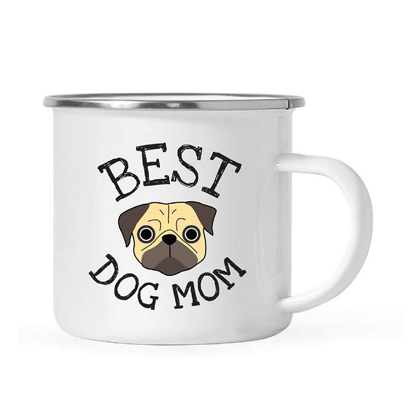 Best Dog Mom Pug 11oz Camp Mug Image