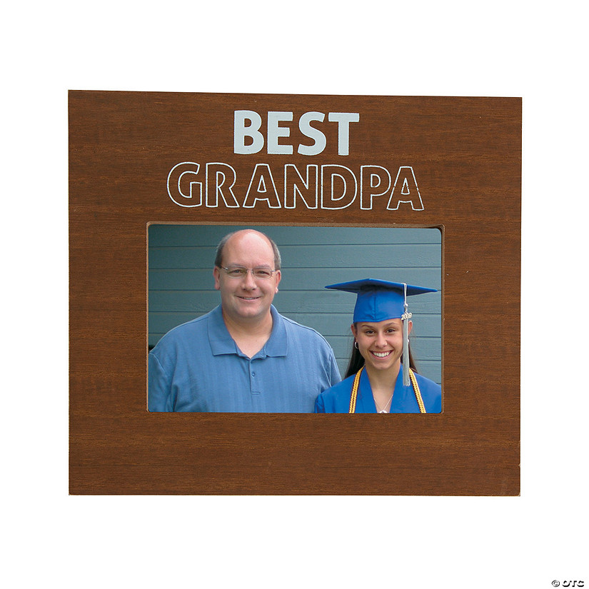 Best Grandpa Wood Picture Frame Image
