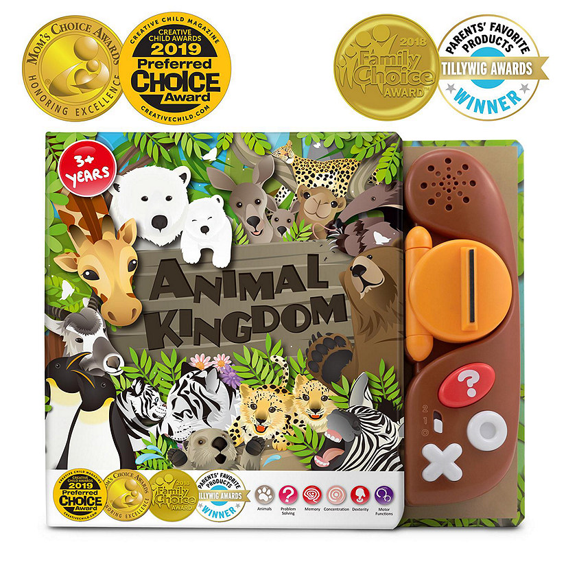 BEST LEARNING Book Reader Animal Kingdom - Educational Talking Sound Toy Image