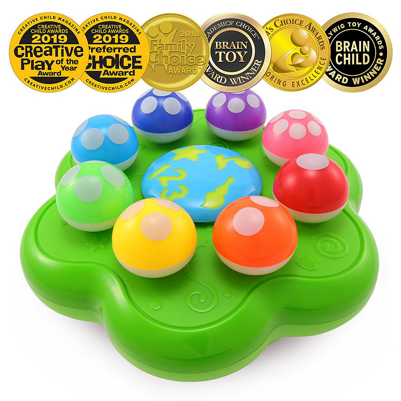 BEST LEARNING Mushroom Garden - Interactive Educational Light-Up Toddler Toys for 1 to 3 Years Old Infants & Toddlers Image