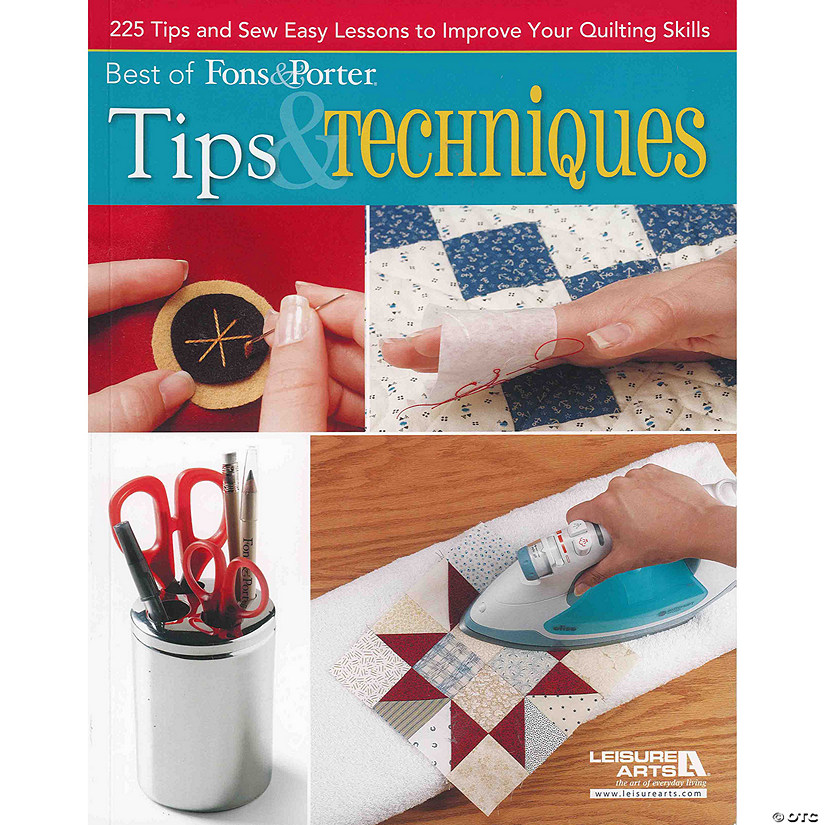 Best of Fons & Porter Tips & Techniques Quilting Book Image
