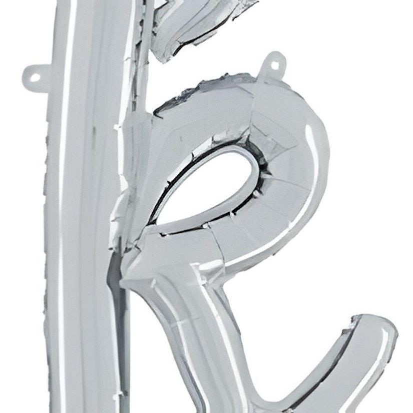 Betallic - 14" - Silver Letter k Balloon Image
