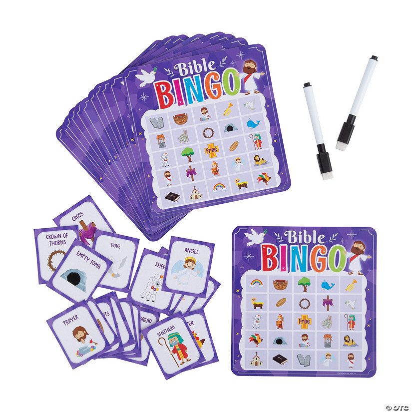 Bible Dry Erase Bingo Game Image