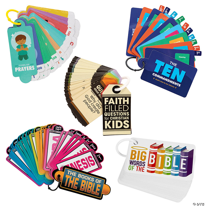 Bible Flash Card Assortment Kit - 60 Pc. Image