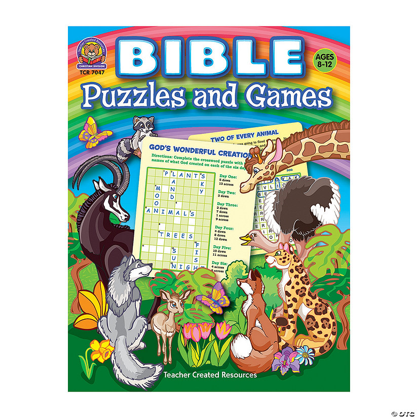 Bible Puzzles & Games Book Image