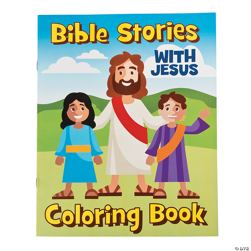 Bible Stories Coloring Books - 12 Pc. Image