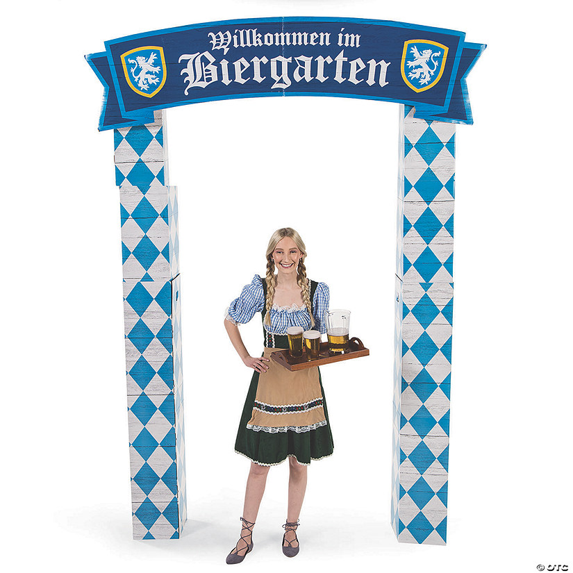 Biergarten Archway Cardboard Cutout Stand-Up Image