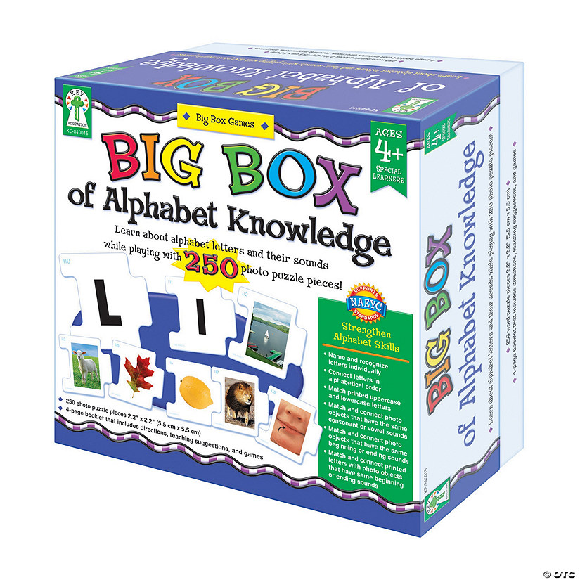 Big Box of Alphabet Knowledge Puzzle Discontinued