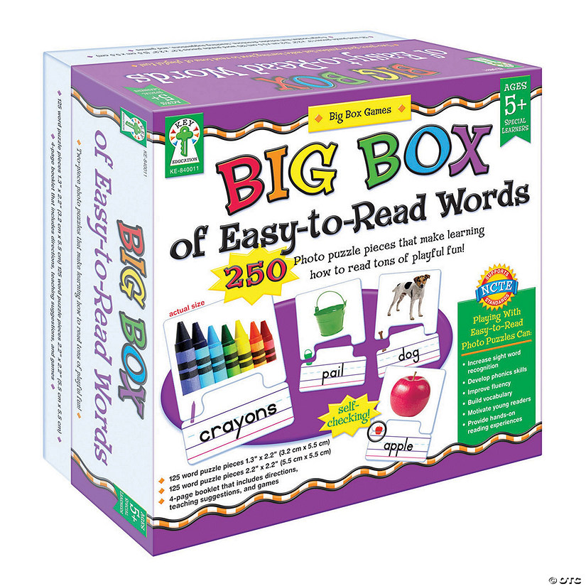 Big Box of Easy-to-Read Words Board Game Image