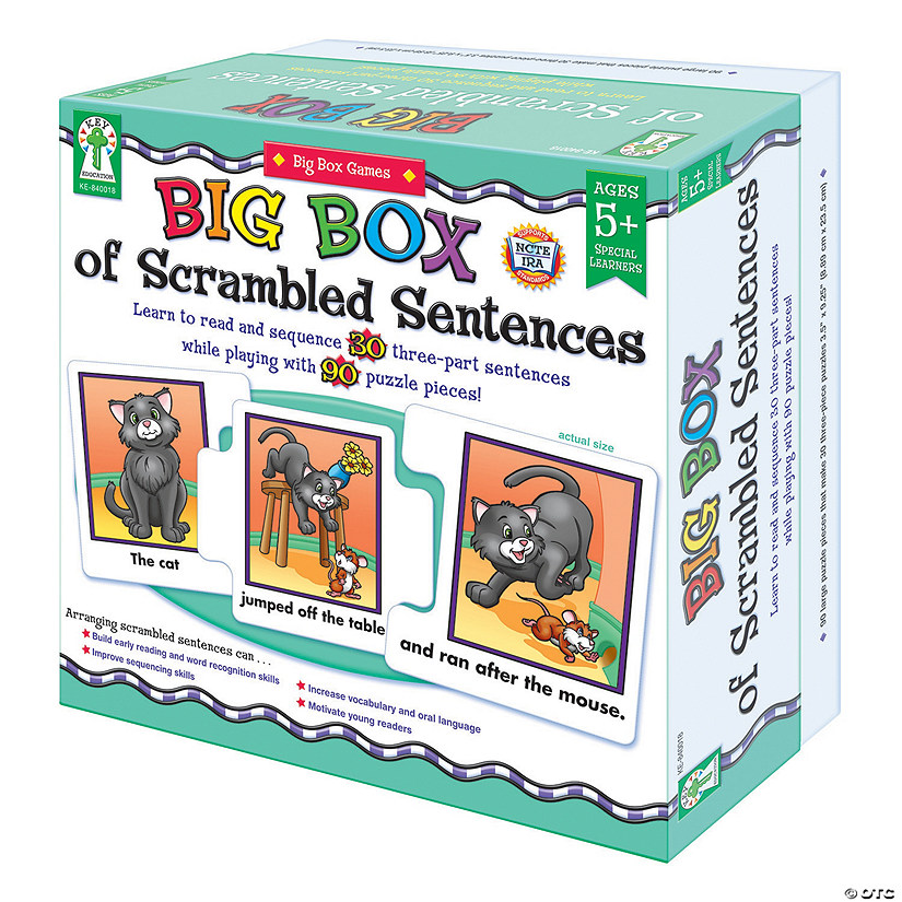 Big Box of Scrambled Sentences Puzzles Image
