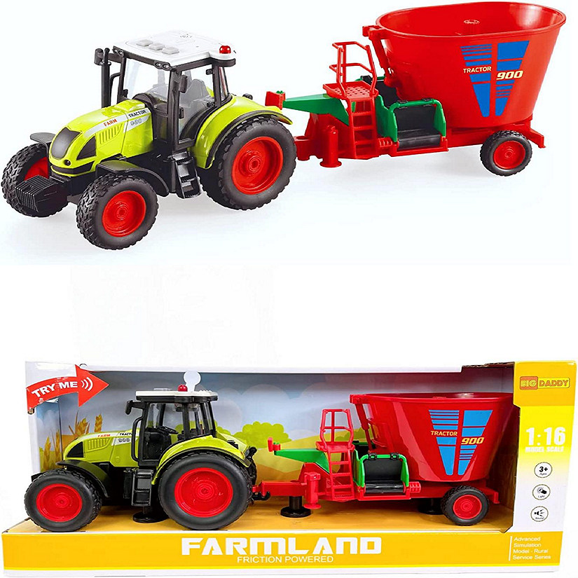 Big Daddy FARMLAND Tractor Trucks Farming Crop Feeder Wagon Image